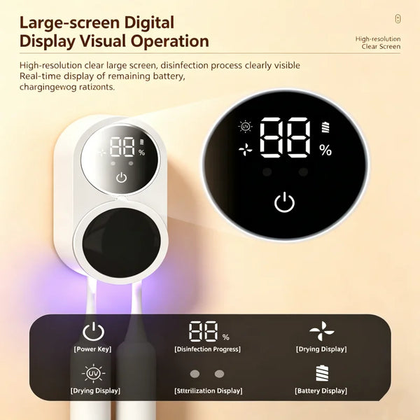 Compact Travel Toothbrush Sanitizer